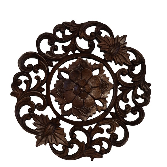 BaliB Other - Hand carved wall lotus